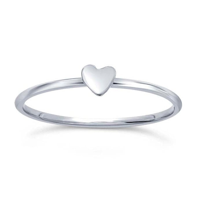 Classic Heart Ring Sterling Silver