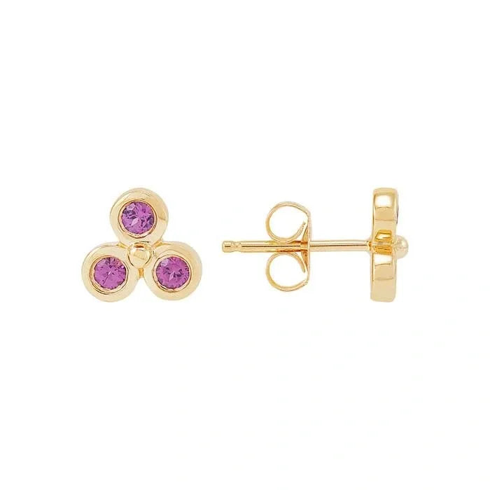 Yellow / Gold Rhodolite Garnet Earrings