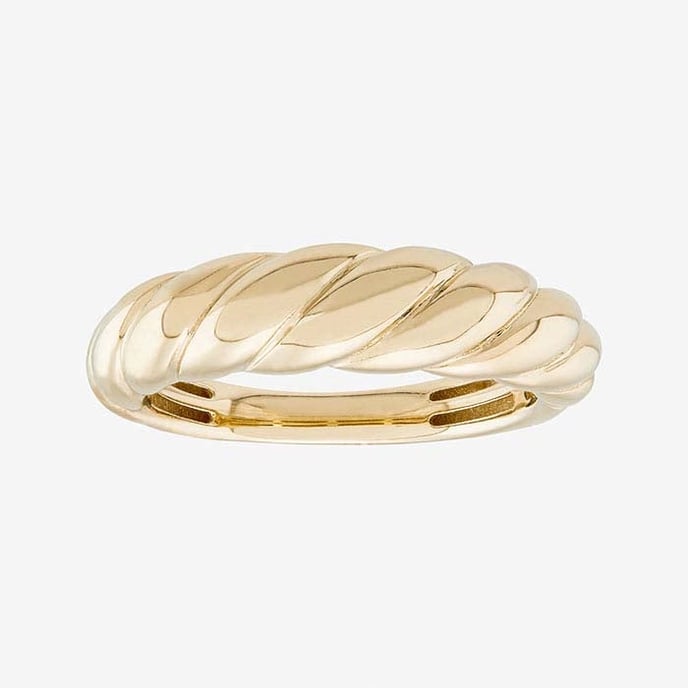 Yellow Gold Twisted Ring