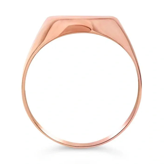 Rose Gold Signet Ring