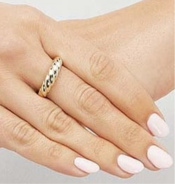 Yellow Gold Twisted Ring