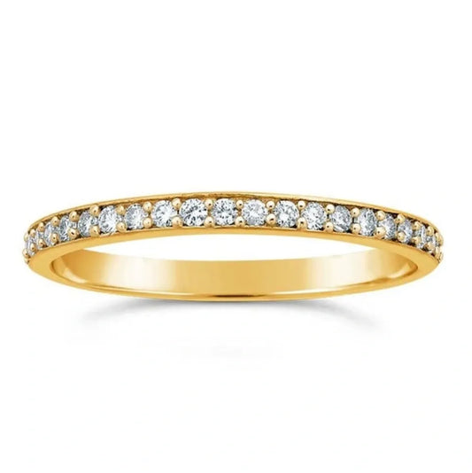 Yellow Gold / Diamond Eternity Band
