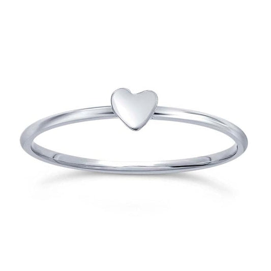 Classic Heart Ring Silver