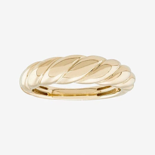 Yellow Gold Twisted Ring
