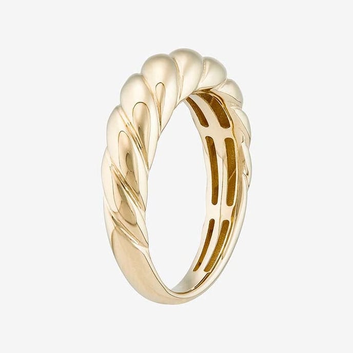 Yellow Gold Twisted Ring